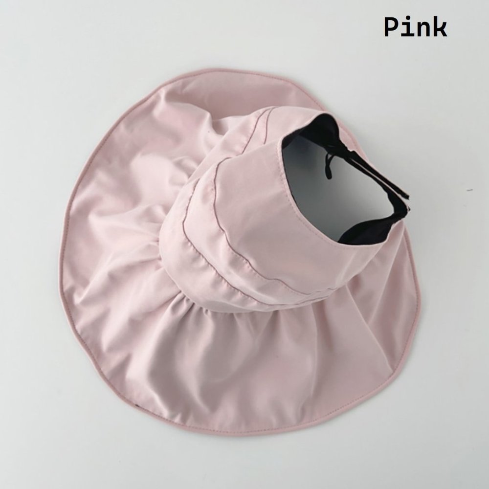 Big brim Sunscreen Hat Women's Women's Summer Suncap Cotton Vacation Cap